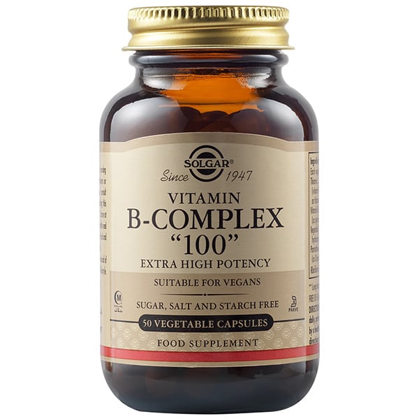 Solgar Vitamin B-Complex ''100'' - Για Το Ανοσοποιητικό & Νευρικό Συστήματα