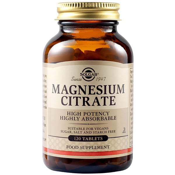 Solgar Magnesium Citrate 200mg - Συμπλήρωμα Διατροφής Μαγνησίου
