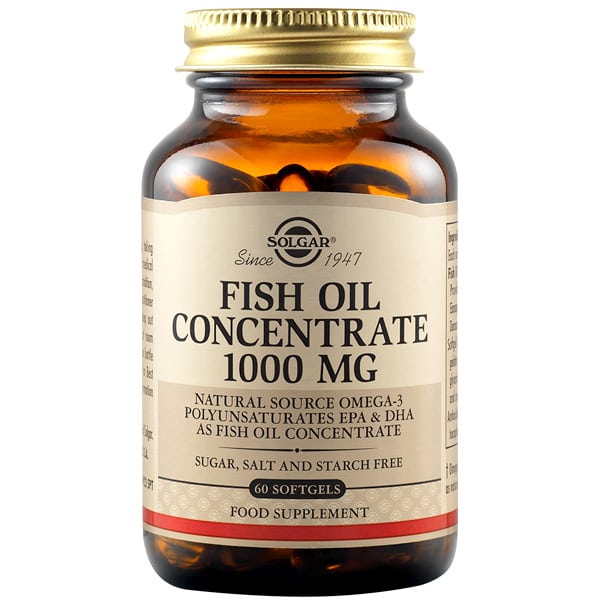 Solgar Fish Oil Concentrate 1000mg Ιχθυέλαιο 60 Softgels