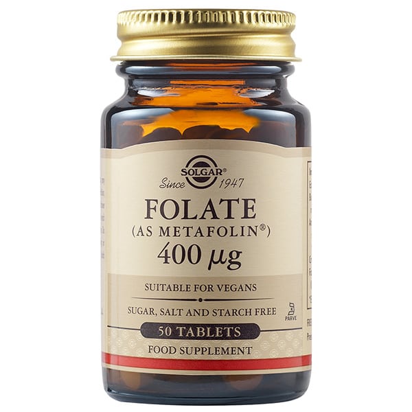 Solgar Folate As Metafolin 400mg 50 ταμπλέτες