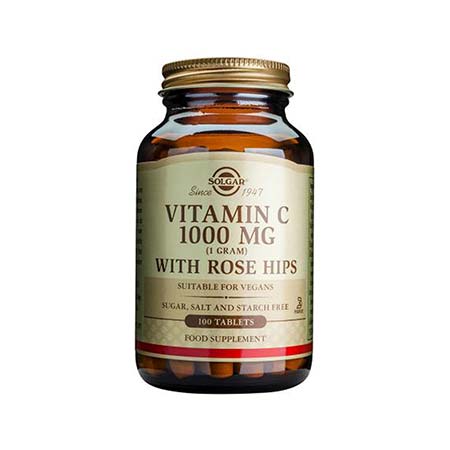 Vitamin C 1000mg with Rose Hips - 100 ταμπλέτες