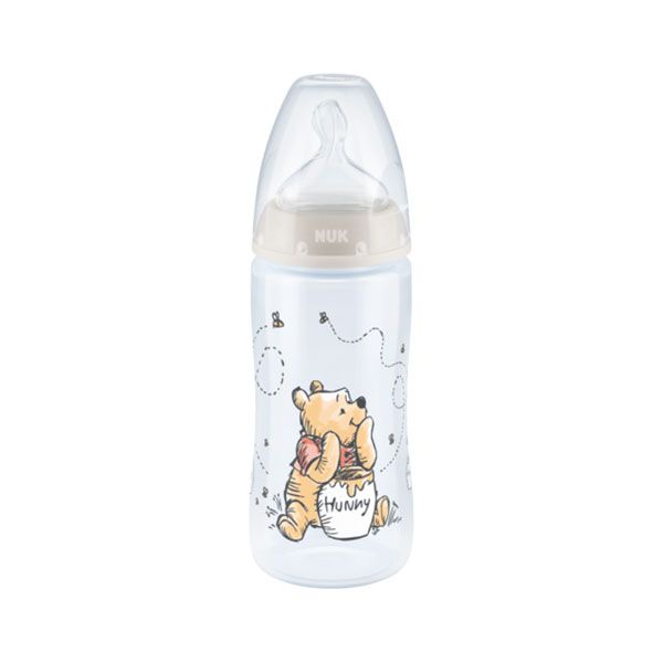 NUK ΜΠΙΜΠ. PP ΠΛΑΣΤ. ΣΙΛΙΚ 300ML 0-6M FIRST CHOICE TEMPERATURE CONTROL WINNIE