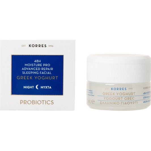 Korres Greek Yoghurt Probiotic Quench 48ωρη Κρέμα Προσώπου Νυκτός 40ml