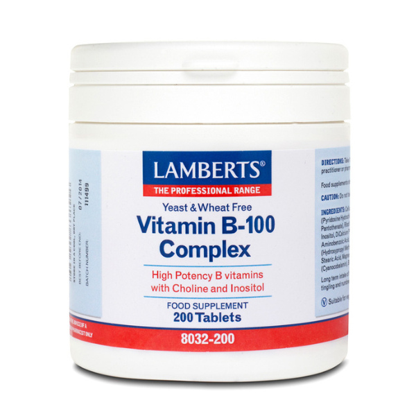 Lamberts Vitamin B-100 Complex - για Υγιές Νευρικό Σύστημα