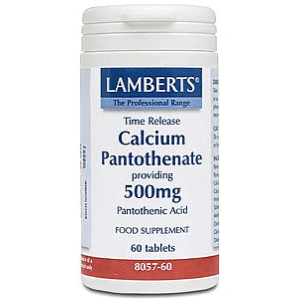 Lamberts Calcium Pantothenate 500mg - 60 ταμπλέτες