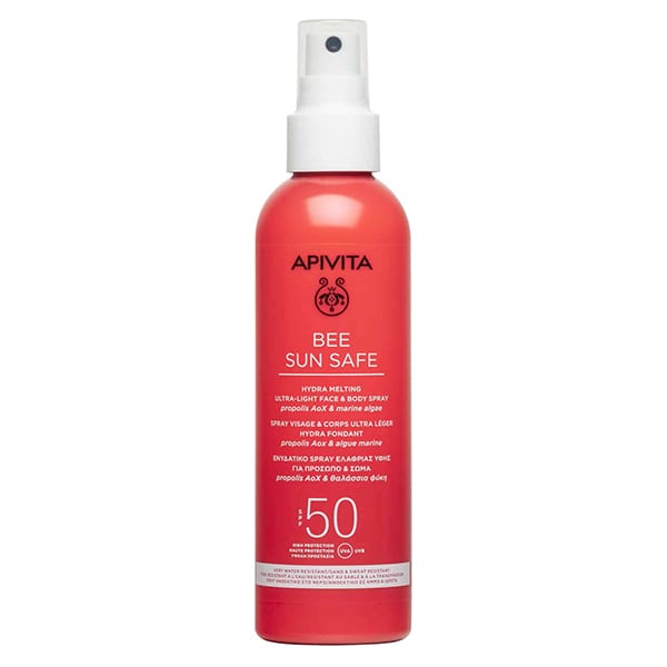 Bee Sun Safe Hydra Melting Ultra Light SPF50 σε Spray 200ml - Αδιάβροχη Αντηλιακή