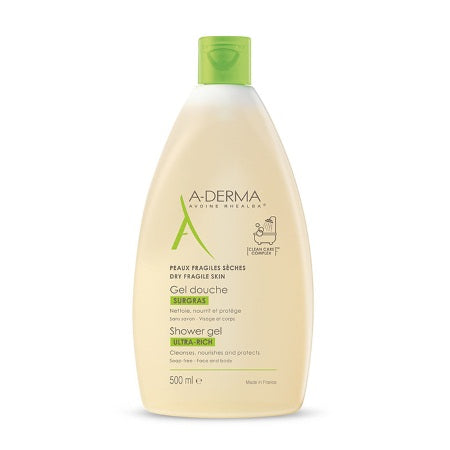 A-Derma Ultra Rich Gel Douche 500ml - Αφρόλουτρο