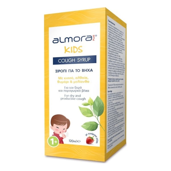 Almora Plus Kids Cough Syrup 120ml – Παιδικό Σιρόπι για Ξηρό & Παραγωγικό Βήχα