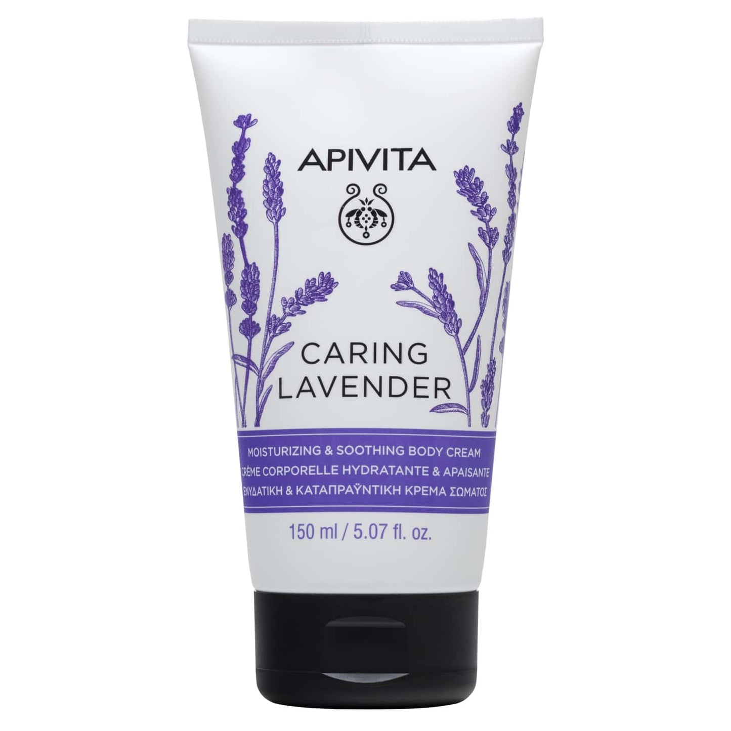Apivita Caring Lavender Moisturizing & Soothing Body Cream 150ml