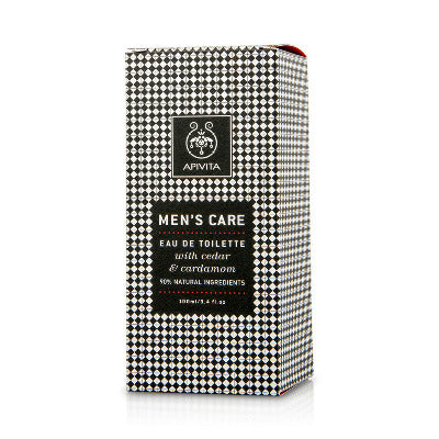 Apivita Men's Care Eau de Toilette 100ml -Cedar & Cardamon