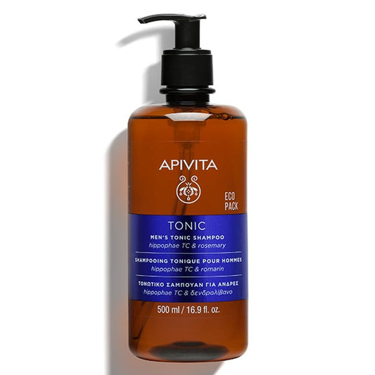 Apivita Men's Tonic Hippophae TC & Roremary Shampoo