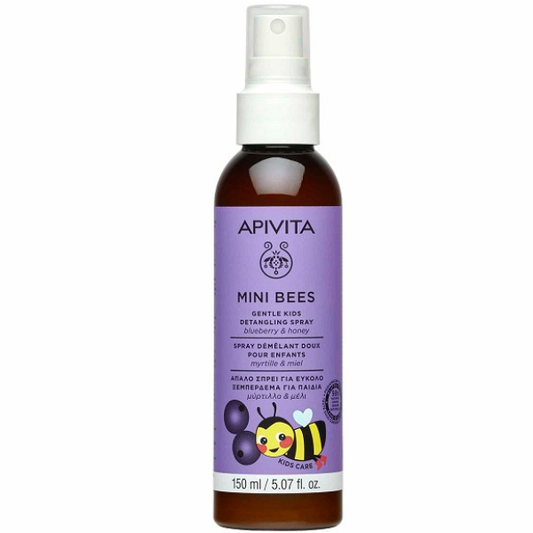Apivita Mini Bees Gentle Kids Detangling Spray με Μύρτιλλο και Μέλι 150ml