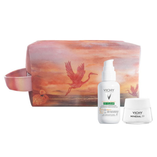 Capital Soleil UV-Clear ΑSPF50+ 40ml & Mineral 89 Κρέμα Booster Ενυδάτωσης 15ml