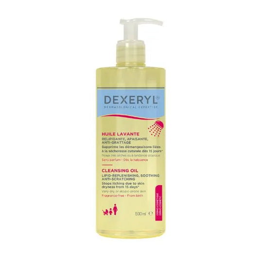 Dexeryl Cleansing Oil 500ml - Λάδι Καθαρισμού Για Ξηρό ή Ατοπικό Δέρμα