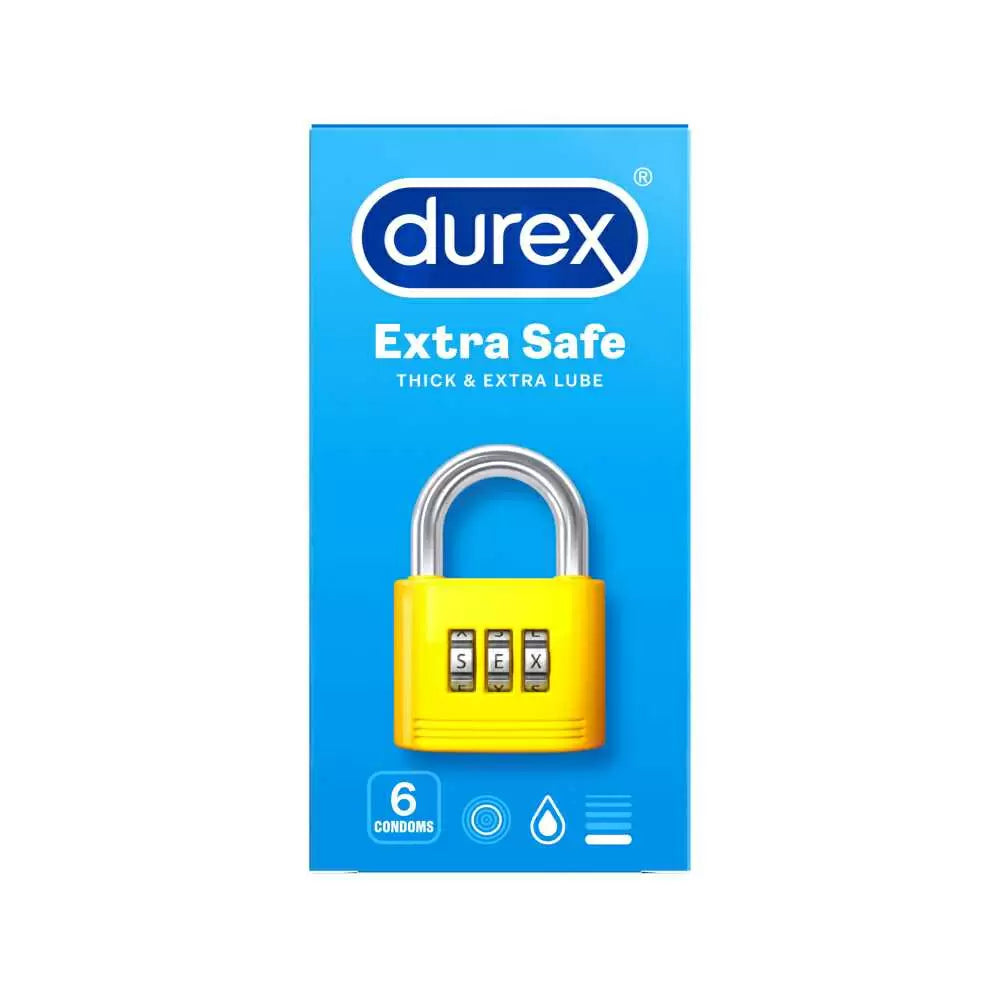 Durex Extra Safe 6τμχ - Με Μεγαλύτερο Πάχος