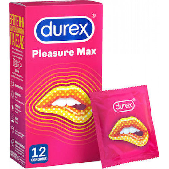 Durex Pleasuremax 12τμχ - Προφυλακτικά με Ραβδώσεις