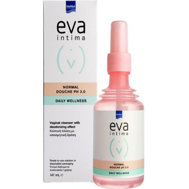 Eva Intima Νormal Douche pH3.0 147ml - Κολπική Πλύση Με Αποσμητική Δράση