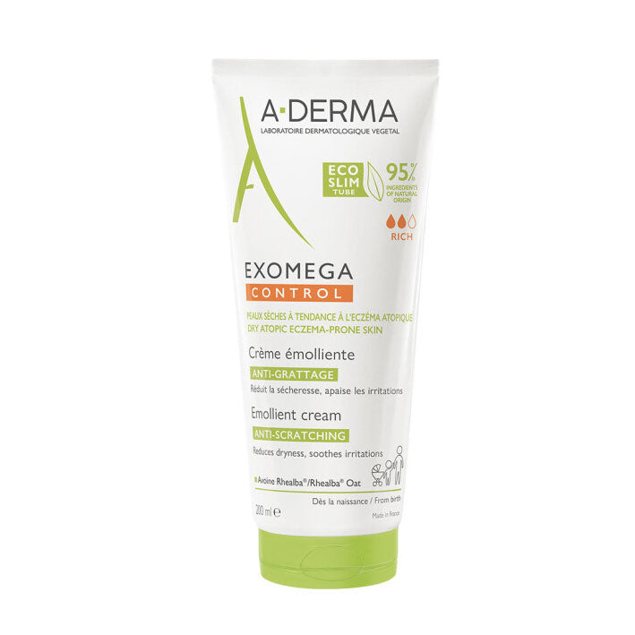 Exomega Control Emollient Cream για Ξηρές Επιδερμίδες 200ml