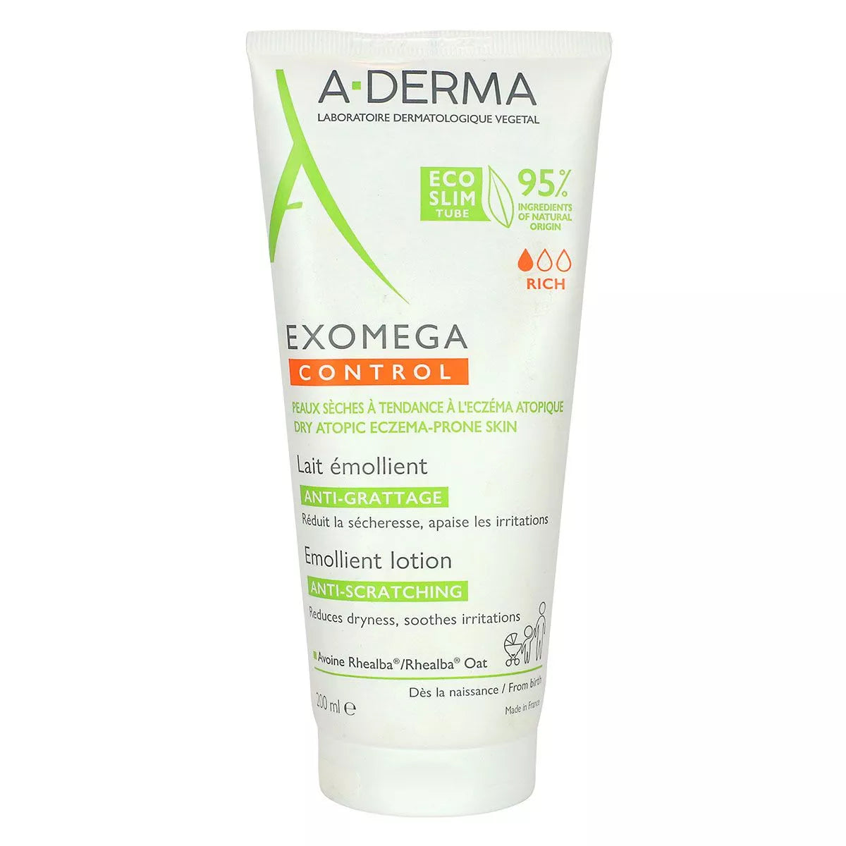 Exomega Control Emollient Lotion Anti-Scratching Tube 200ml