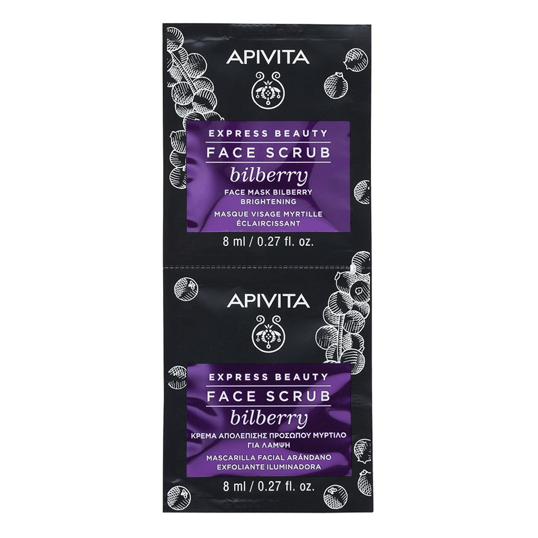 Express Beauty New Face Scrub Bilberry 2x8ml
