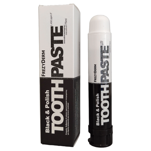 Frezyderm Black & Polish Toothpaste 75ml - Απομάκρυνση Χρώσεων