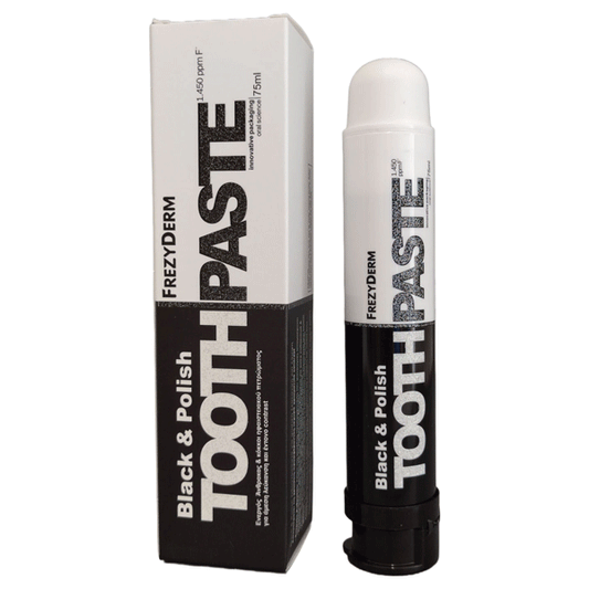 Frezyderm Black & Polish Toothpaste 75ml -  Απομάκρυνση Χρώσεων