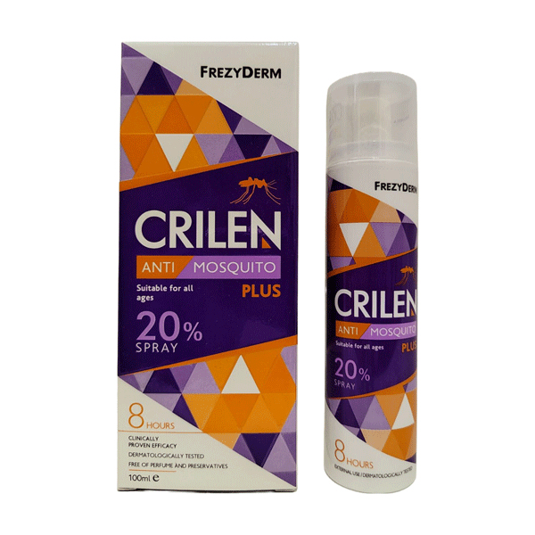Frezyderm Crilen Anti Mosquito Plus 20%  Spray 100ml