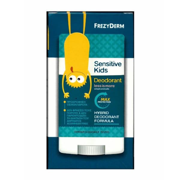 Frezyderm Sensitive Kids Deodorant Less Is More Stick 40ml