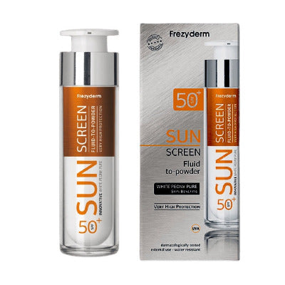 Frezyderm Sun Screen Fluid to Powder SPF50+ 50ml