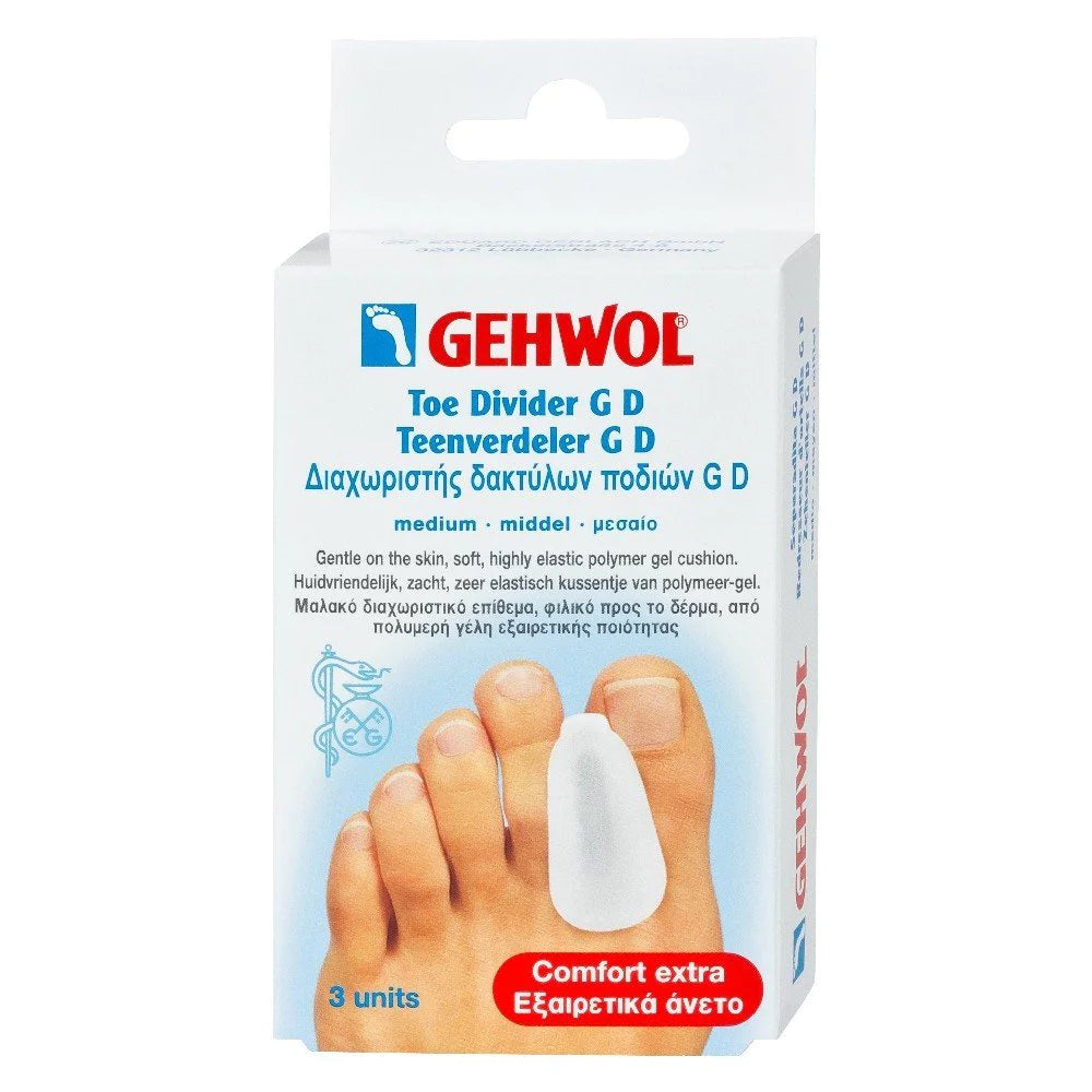 Gehwol Toe Divider G D Medium Διαχωριστής Δακτύλων Ποδιών G D 3τμχ