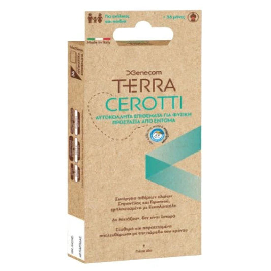 Genecom Terra Cerotti 36τμχ - Εντομοαπωθητικά Αυτοκόλλητα