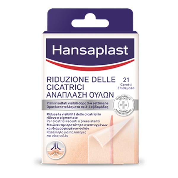 Hansaplast Scar Reducer 21 τμχ - Επιθέματα Ανάπλασης για Ουλές