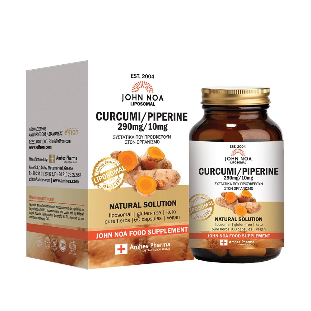 John Noa Superherbs Curcumi 290mg Piperine 10mg 60caps