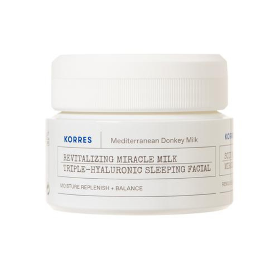 Korres Revitalizing Miracle Milk Triple-Hyaluronic Sleeping Facial Cream 40ml