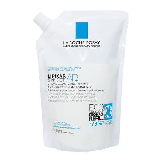 Lipikar Syndet AP+ Refill 400ml - Κρεμοσάπουνο για Ατοπική Επιδερμίδα