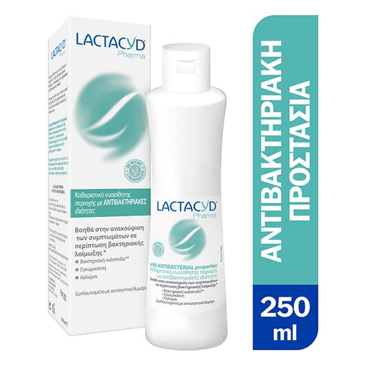 Lactacyd Pharma Antibacterials Wash 250ml - Με Αντιβακτηριακά