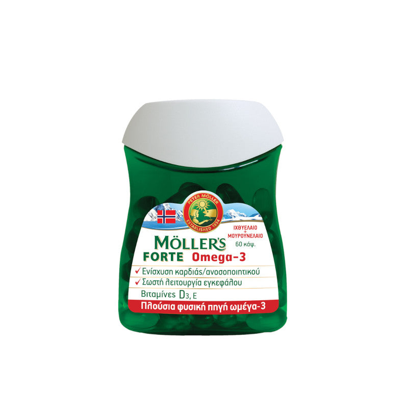 Moller's Forte Omega-3 - Μουρουνέλαιο & Ιχθυέλαιο