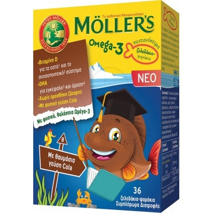 Moller's Omega 3 36 Gummies Strawberry