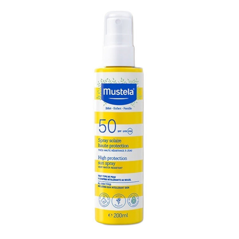 Mustela Bebe High Protection Sun Spray SPF50 200ml