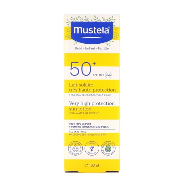 Mustela Bebe Very High Protection Sun Lotion Spf50+ 100ml