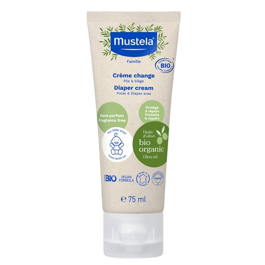 Mustela Bio Organic Diaper Cream 75ml - Κρέμα Αλλαγής Πάνας