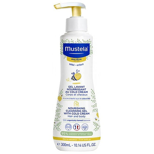 Mustela Nourishing Cleansing Gel With Cold Cream 300ml με Αντλία