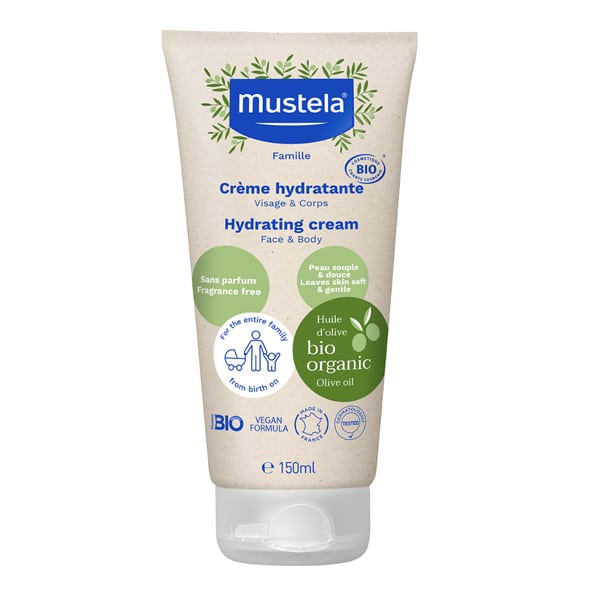 Mustela Bio Organic Hydrating Cream Face & Body 150ml
