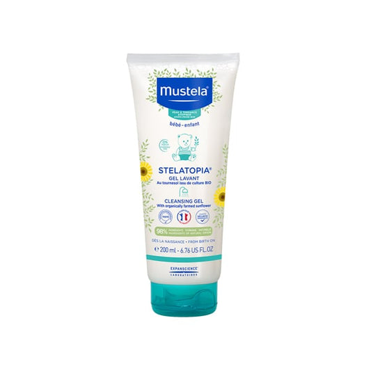 Mustela Stelatopia Cleansing Gel 200ml - Αφροντούς Για Δέρμα Με Τάση Ατοπίας