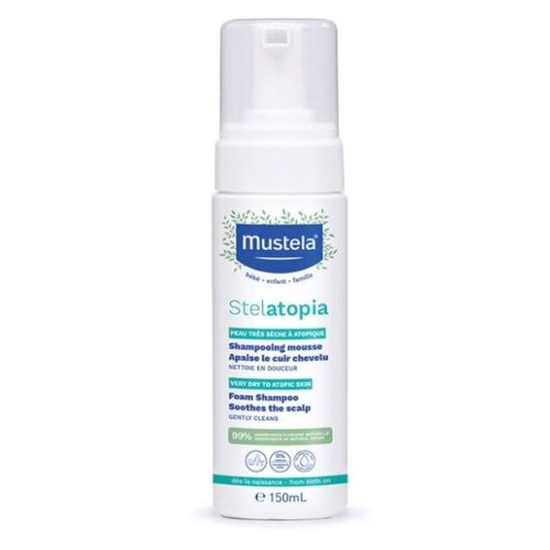 Mustela Stelatopia Foam Shampoo 150ml - Σαμπουάν σε μορφή Aφρού