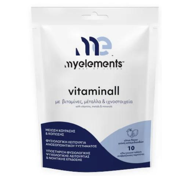 My Elements Vitaminall Citrus Flavor 10 Effer Tab
