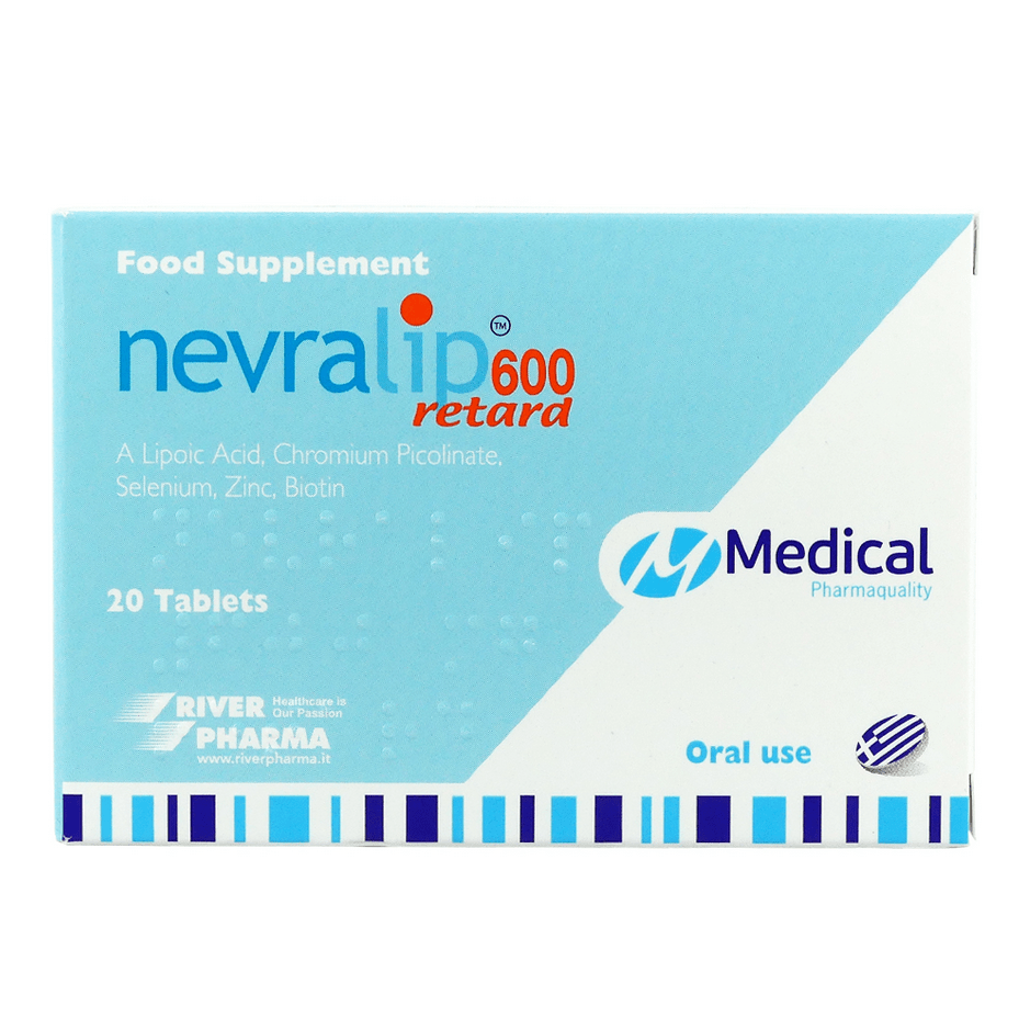 Nevralip 600 Retard - Αντιοξειδωτικός Συνδυασμός