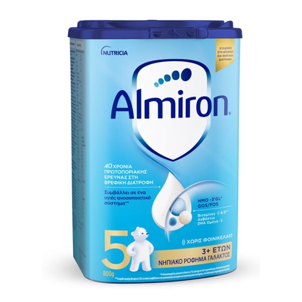 Nutricia Γάλα σε Σκόνη Almiron 5 36m+ 800gr