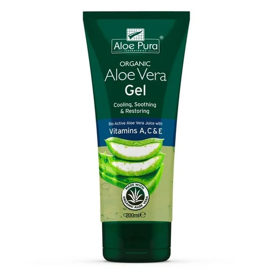 Optima Organic Aloe Vera Gel with Vitamin A,C & E 200ml