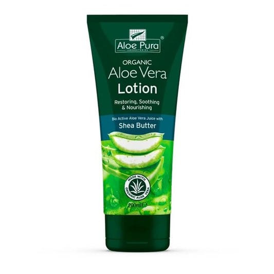 Optima Organic Aloe Vera Lotion Shea Butter & Vitamin E 200ml